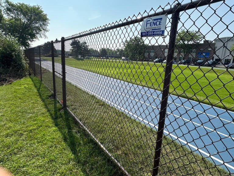 Brown Vinyl Coated Chain Link